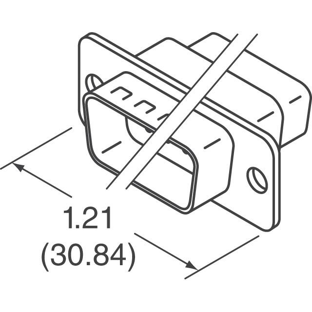 L777-RR-E-09-P Amphenol ICC (Commercial Products)  Alloggiamenti per connettori D-Sub a forma di D